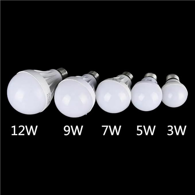 Indoor Lighting 5pcs AC85-110V Smart Sound Voice Activated Light Sensor Bombillas LED Bulb E27 3W 5W 7W 9W 12W Induction lamp Stair Hallway Light YZ