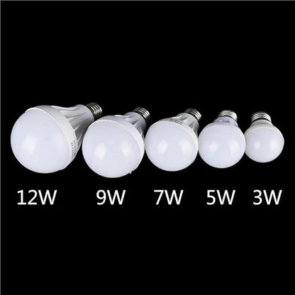Indoor Lighting 5pcs AC85-110V Smart Sound Voice Activated Light Sensor Bombillas LED Bulb E27 3W 5W 7W 9W 12W Induction lamp Stair Hallway Light YZ