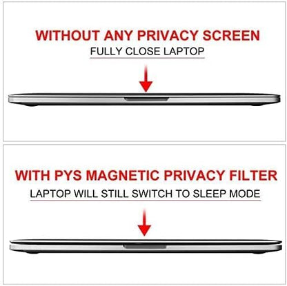 PYS Privacy Screen for Macbook Pro 14 Inch (2021-2025, M1, M2, M3,M4,M5), Magnetic Privacy Screen Protector for Mac 14.2" (A2779/A2442) Anti Fingerprint, Anti Blue Light, Removable, Easy Installation