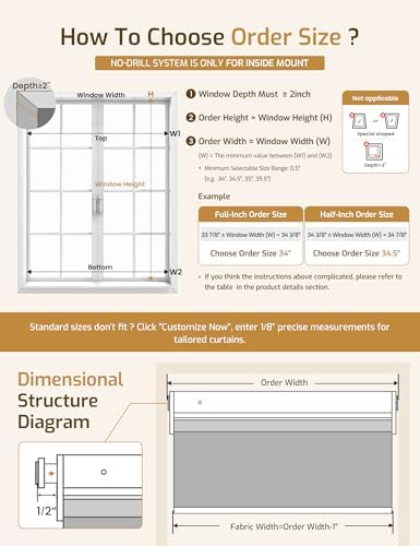 Grandekor No-Drill No Tools Motorized Blinds with Remote | 35Wx72H White