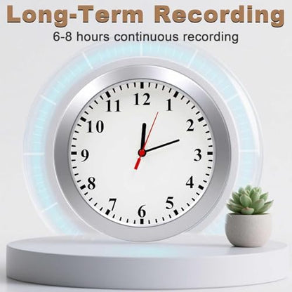 1080P HD Mini Spy Camera Wall Clock Cameras with Motion Detection
