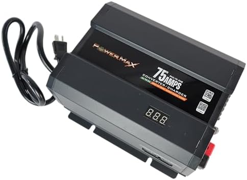 PowerMax PM4-75A 75A Deck Mount RV Converter Charger Lithium