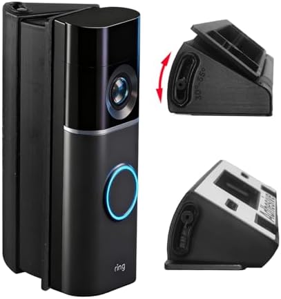 Adjustable Angle Mount for Ring (2025/2026 New Model) & Blink 2K+ Doorbell
