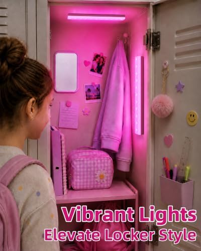 EZVALO Color Changing Locker Light, Bookshelf Light with Remote