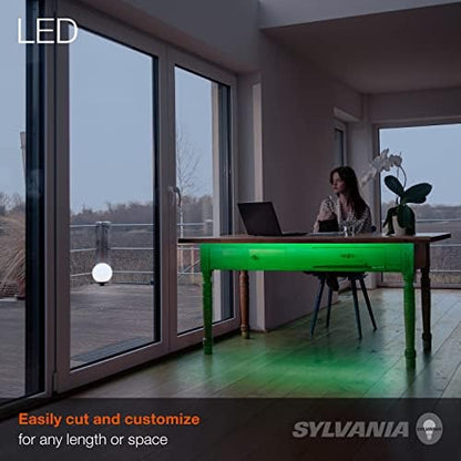 Sylvania LED Mosaic Flexible Light Expansion Kit for Starter Kit with Remote Control, Full Color, 2 2ft RGBW Strips (65483)