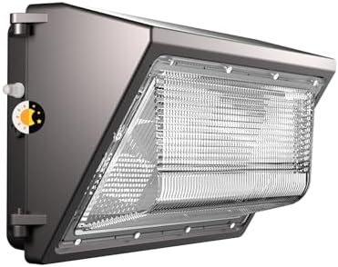 Lightdot 1 Pack 150W LED Wall Pack Lights, Wall Mount Outdoor Exterior Lighting, 100-277V, 22500LM Dusk-to-Dawn, IP65 ETL, 50ft Coverage Area, Parking Lots, Building Exteriors, Yard/Warehouse
