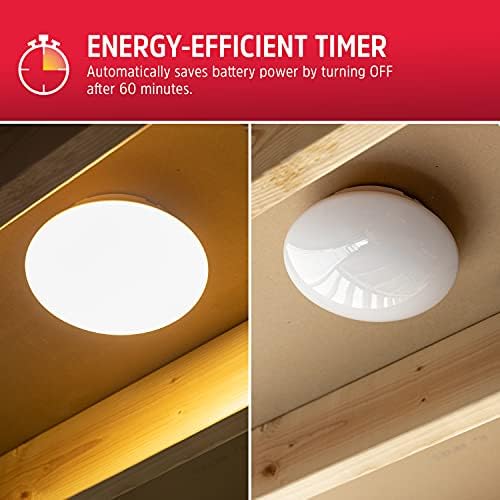 Energizer Battery Operated Ceiling Light with Wireless Wall Switch