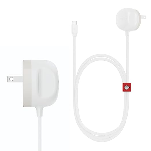 Twelve South PowerCord All in One 30W USB-C Fast Charger, Dune, 4ft | One Cable to Charge Your USB-C Devices, Simplifies Charging from Wall to Device, Fast Charger for iPhones, Tablets, Laptops