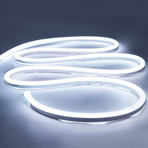 iNextStation 16.4FT DC12V LED Strip Lights White Neon Rope Lights (No Plug)