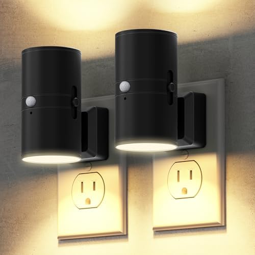 Briignite Motion Sensor Night Light, Motion Activated Plug in Night Lights