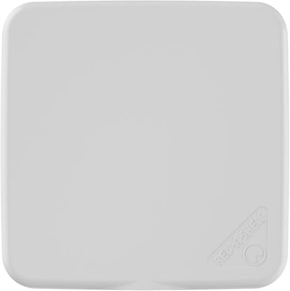 Rev-A-Shelf 27 Qt Under Sink Garbage Can Lid for Base Kitchen and Bathroom Cabinet, Replacement Plastic Trash Bin Lid Only, White, RV-1024-LID-1-40