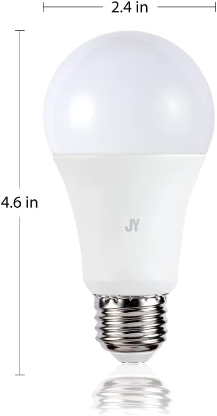 JONATHAN Y BLB2000A-SET2 Smart A19 Dimmable Light Bulb, Dimmable Color Changing LED, Alexa, Google Home Assistant Compatible, No Hub Required, Set of 2