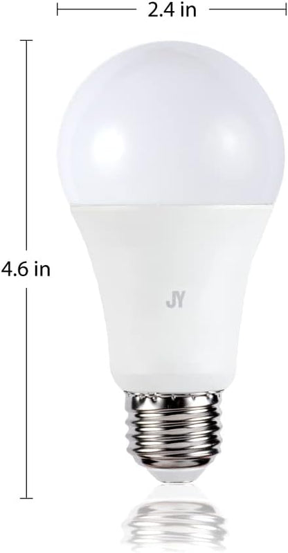 JONATHAN Y BLB2000A-SET2 Smart A19 Dimmable Light Bulb, Dimmable Color Changing LED, Alexa, Google Home Assistant Compatible, No Hub Required, Set of 2
