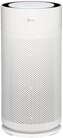 LG PuriCare™ AeroHit Smart Air Purifier for Large Rooms Up to 1000 Sq Ft, True HEPA Filter with 360° Airflow, PM 1.0 Sensor & LED Air Quality Monitor, Ultra-Quiet Wi-Fi Air Cleaner with LG ThinQ