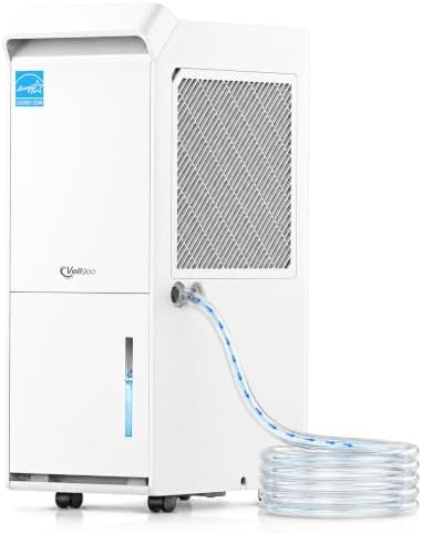 Dehumidifier for Basement, Home and Garage, Max 100 Pint/Day 5000 Sq.Ft