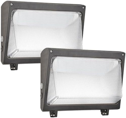 hykolity 120W LED Wall Pack Light with Dusk-to-Dawn Sensor, 12000LM 5000K