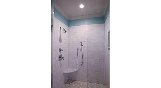 HALO 70PS Recessed Light Trim with Frosted Albalite Lens, White, 6 in.