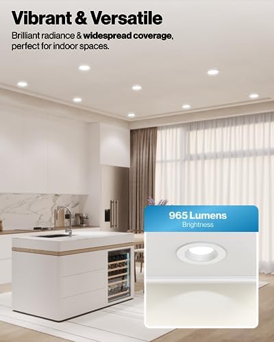 Sunco 96 Pack 6 Inch Retrofit LED Recessed Lighting Can Downlight, 13W=75W