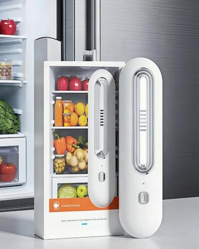 Smart Refrigerator Deodorizer, 1 Pack, Active Purification Odor Eliminator, Filter‑Free Zero‑Consumption, USB Rechargeable Mini Air Freshener for Fridge, Wardrobe, Car, Desk