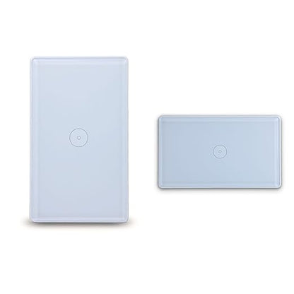 WiFi Smart Light Touch Wall Switch Works with Alexa and Google Home Neutral Wire Required, No Gateway Required. Connect to The Smart Life Tuya App.Us Standard Electrical Light Switches (1 Gang White)
