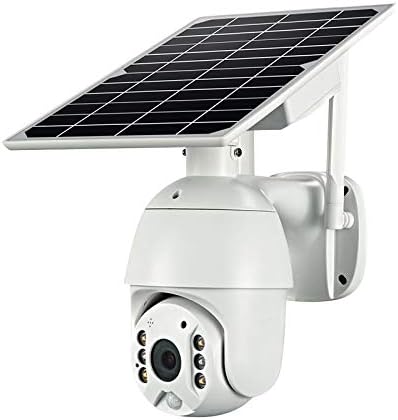 UBOX APP 2MP WiFi 4G Solar PTZ Camera IP Surveillance 1080P 4G Wireless Panel Battery Power CCTV Solar Camera (1920 x 1080,WiFi)