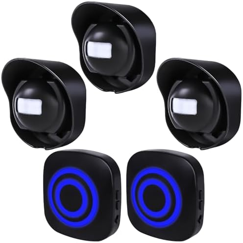 328ft Range Wireless Driveway Alarm, Outside Motion Sensor Alarm
