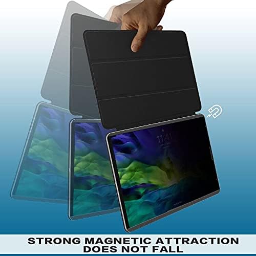 Magnetic 4 Way Privacy Screen for iPad Pro 11 Inch 2018-2022/ iPad Air 5th 2022/Air 4 2020,360° Anti-Spy Removable iPad Air Anti Blue Light Glare Anti Fingerprint Screen Protector Privacy Filter