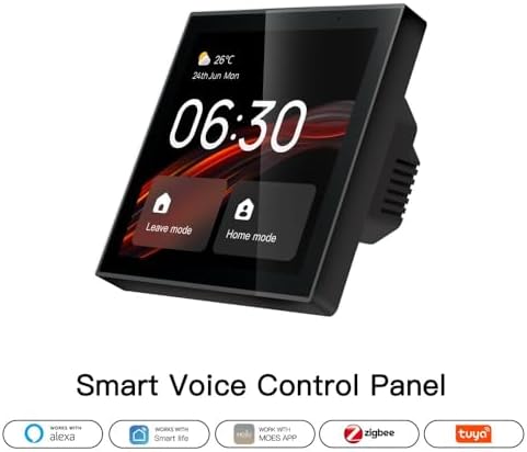 Smart Home Control Panel, voice control Interruptor Inteligente Smart Home With 4-inch touch screen for Smart Home Control