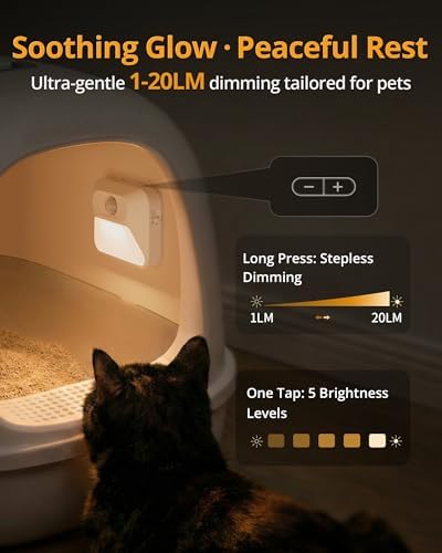 Lyridz Rechargeable Sync Motion Sensor Night Lights, 6 Pack