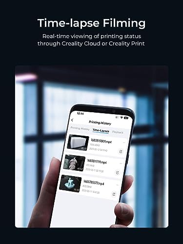 Creality K1 AI Camera, 3D Printer Camera, 1080P HD Quality, AI Detection, Time-Lapse Filming, Support APP Real-time Viewing of Printing and Pop-up Alert, for K1 MAX/SE / K1C