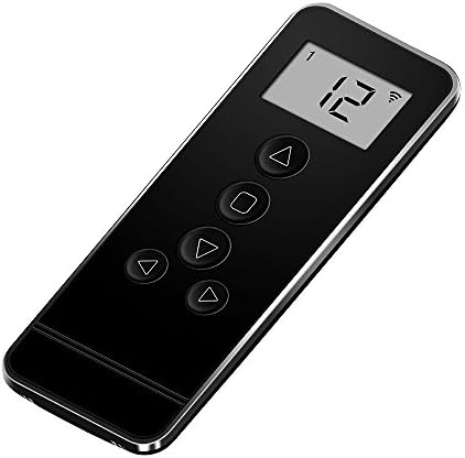 15-Channel Blind Remote Controller, Black -Replacement for Motorized Roller Shades, Window Blinds & Shades - Compatible with Rollerhouse ERB22,ERB25, EY1612, EY2512 Motors