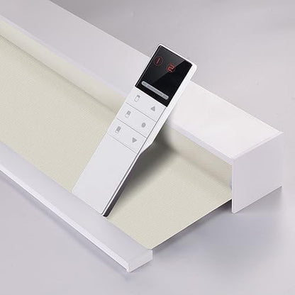 ZSHINE Motorized Blackout Roller Shades Remote Control Rechargeable(82026B)