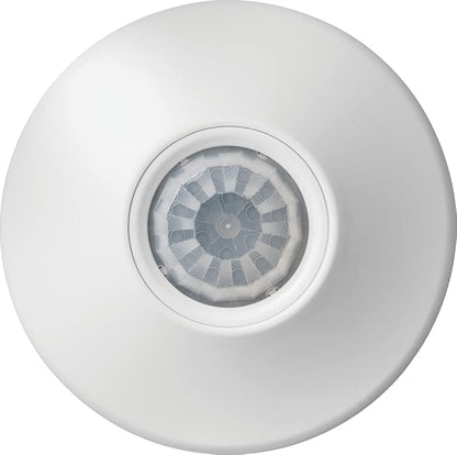 SensorSwitch Ceiling Motion Sensor, PDT Passive Dual Technology Passive Infrared PIR and Microphonics Occupancy Sensor, 360° Small Motion Detection, Indoor Use, Line Voltage, Standard Range