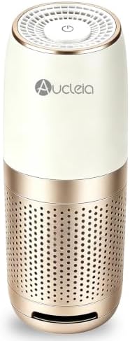 Aucleia Portable Car Air Purifier with H13 HEPA Filter, Smoke Odor Removal