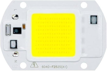 Pack of 1, DIY LED COB Chip Diode AC110V 10W/20W/30W/50W, Full Spectrum Grow Plant Light Smart IC No Need Driver Household Bulbs(Cold White,110V 50w)