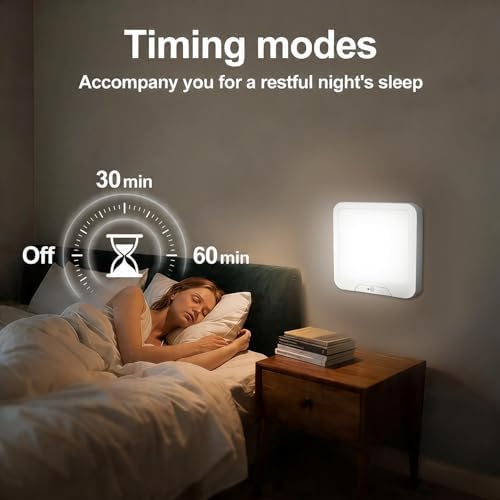 Rechargeable Motion Sensor Ceiling Light with Remote,Square-8.27in,1 Pack