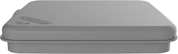 Rev-A-Shelf 27 Qt Under Sink Garbage Can Lid for Base Kitchen and Bathroom Cabinet, Replacement Plastic Trash Bin Lid Only, Grey, RV-1024-LID-14-1-40