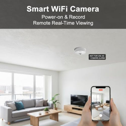 ULar 1080P HD Smoker Detector Camera with WiFi6 Remote View