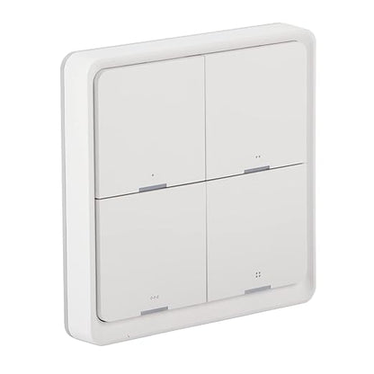 Dioche ZigBee Panel Scene Wireless Scene Switch 4-Way Panel Wall Switch ZigBee Control with App Smart Home Automation