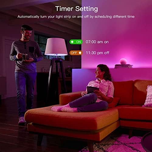 Tuya Bluetooth Smart LED Light Bulbs RGBCW, E12 Music Sync Color Changing,with App Control for Living Room, Party,4Pack.
