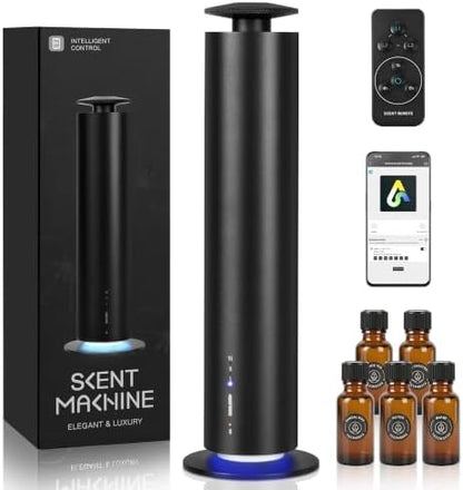 JEKAL Waterless Essential Oil Diffuser, Smart Cordless Scent Machine