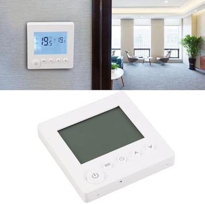 Smart Tat, Thermostat LCD Display Keypad AC 95‑240V 16A Home Electric Heating Digital Non Programmable Thermostats for Baseboard Heater Digital Thermostat Electric Wired