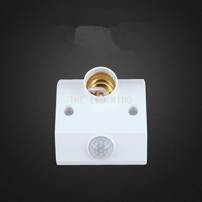 Smart 110V-240V 60W PIR Induction Infrared Motion Sensor E27 LED Lamp Base Holder With Light Control Switch Bulb Socket Adapter - (Color: Type B)