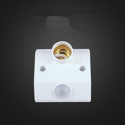 Smart 110V-240V 60W PIR Induction Infrared Motion Sensor E27 LED Lamp Base Holder With Light Control Switch Bulb Socket Adapter - (Color: Type B)