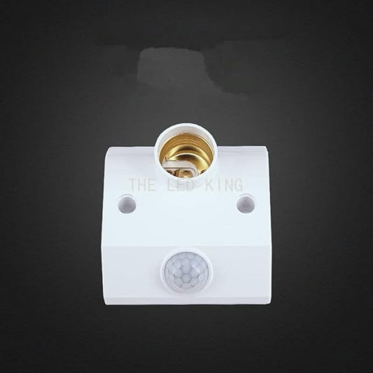 Smart 110V-240V 60W PIR Induction Infrared Motion Sensor E27 LED Lamp Base Holder With Light Control Switch Bulb Socket Adapter - (Color: Type B)