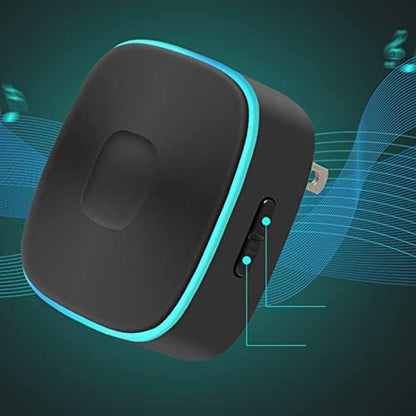 Wireless Caregiver Pager Smart Call System, Elderly Assistance Emergency Alarm with 1 Transmitter and 1 Receiver One Button Alarm Caregiver Pager