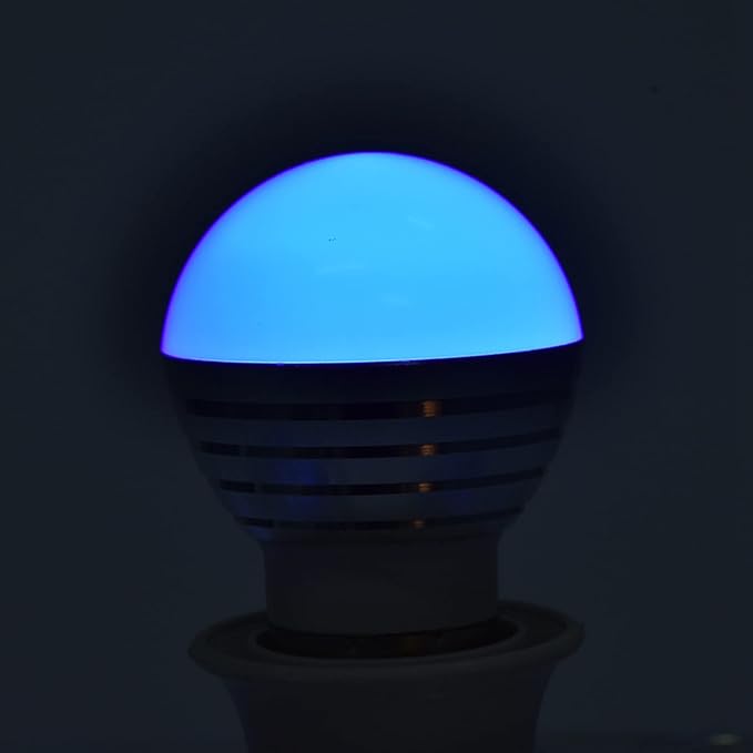 Fydun Smart LED Light Bulb, E27 3W RGBW Colorful 3W RGB Bulbs Bulb with Remote Control 16 Colors Changing Daylight White LED Candle Night Lamp Remote Control