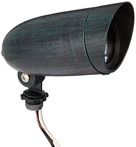 Nuvo SF76/655, PAR16 Landscape Flood Light, Antique Verdigris, 120V | 50W maximum, E26 medium base, Stake or ceiling mount, Wet location rated, cULus listed