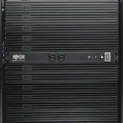 Tripp Lite 12-Outlet Rackmount PDU Isobar Surge Protector Power Strip, 20A, 3840 Joules, 15ft Cord with 5-20P Plug, 1U Rack-Mount, Lifetime Manufacturer's Warranty & $25,000 Insurance (IBAR12-20ULTRA)
