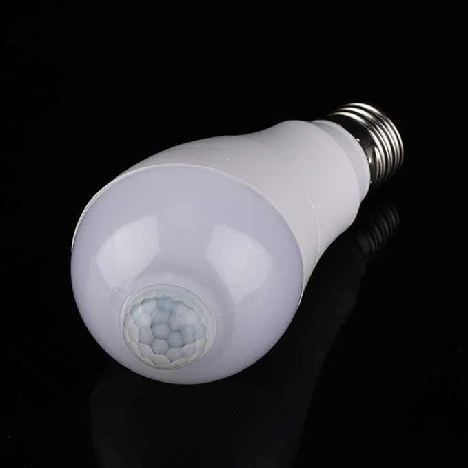 Motion Sensor Light Bulbs, 350 Degree Rotating Wide Coverage LED Carport Light Dusk to Dawn Motion Detector Bulbs for Outdoor Porch Garage Hallway Basement
